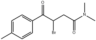 Benzenebutanamide, β-bromo-N,N,4-trimethyl-γ-oxo- Structure