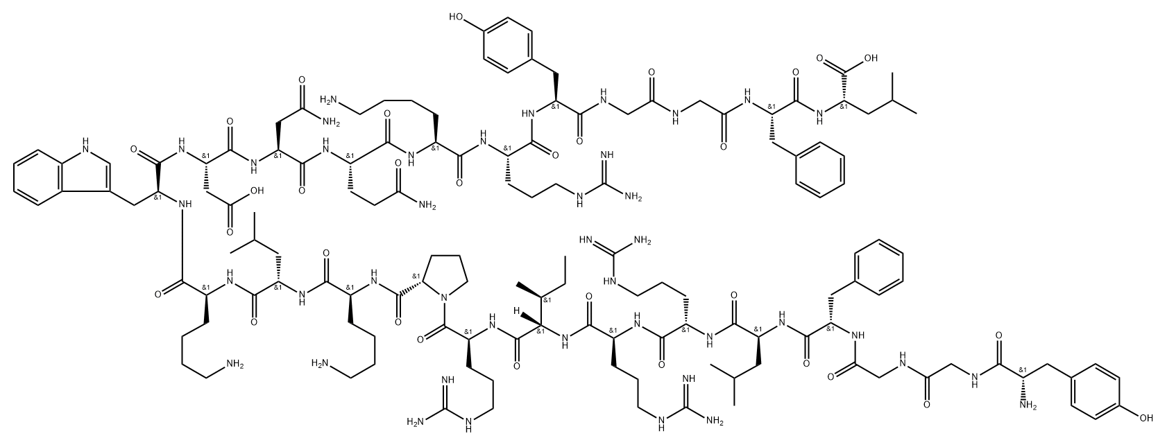 dynorphin (1-24) 结构式