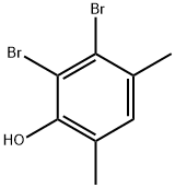 2,3-dibromo-4,6-dimethylphenol Struktur