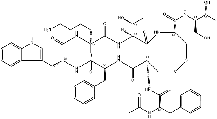 奥曲肽杂质1, 83795-61-3, 结构式