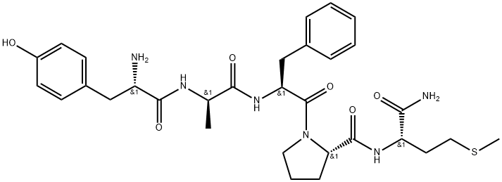 β-Casomorphin (1-5), amide, bovine 结构式
