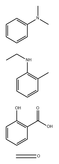 Benzoic acid, 2-hydroxy-, compds. with oxidized N,N-dimethylbenzenamine-N-ethyl-2-methylbenzenamine-formaldehyde reaction products,83968-22-3,结构式