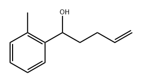 Benzenemethanol, α-3-buten-1-yl-2-methyl- Structure