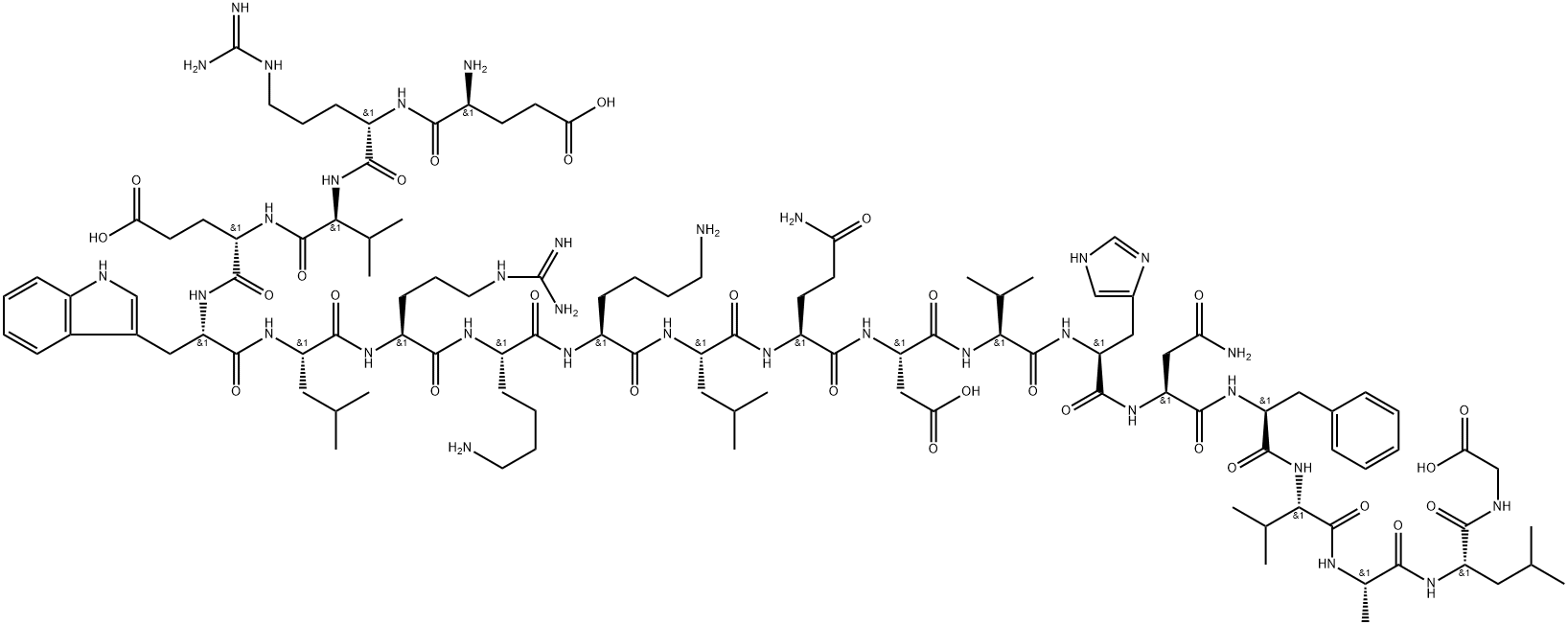 parathyroid hormone (19-38) Struktur