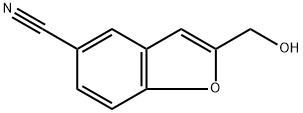 2-(羟甲基)苯并呋喃-5-腈, 84102-78-3, 结构式