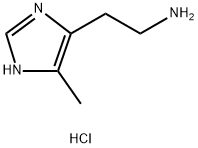 2-(5-methyl-1H-imidazol-4-yl)ethan-1-amine hydrochloride Structure