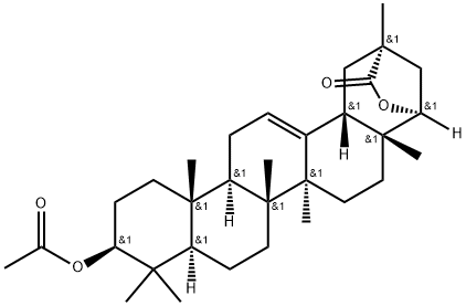 乙酸雷公藤内酯 A,84104-80-3,结构式
