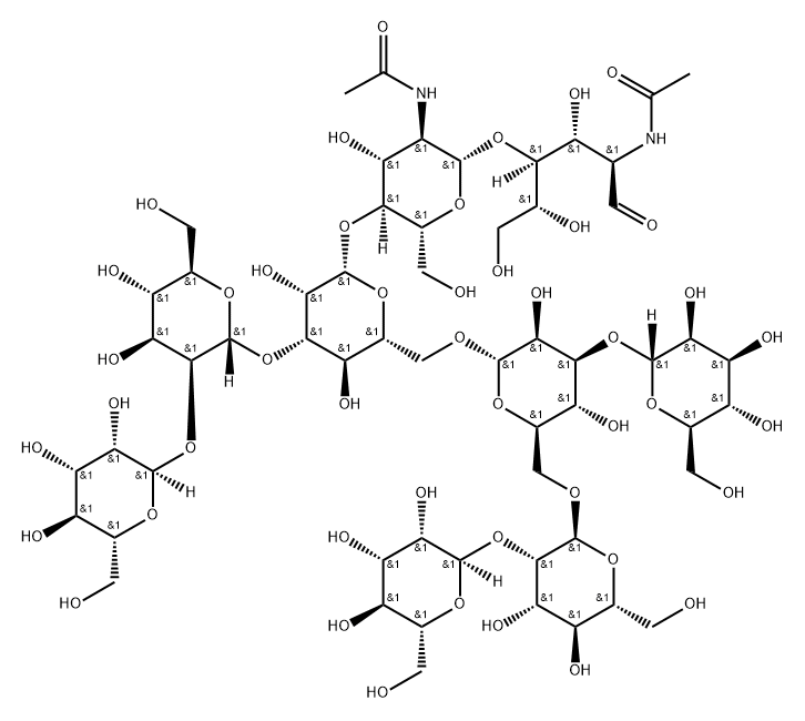 MAN-7-D1 GLYCAN Structure