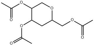 Hexitol, 1,5-anhydro-4-deoxy-, triacetate Structure