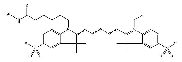 水溶CY5酰肼,842138-44-7,结构式