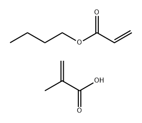 2-Propenoic acid, 2-methyl-, polymer with butyl 2-propenoate, sodium salt Structure