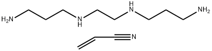 2-Propenenitrile, reaction products with N,N''-1,2-ethanediylbis[1,3-propanediamine], hydrogenated,84281-92-5,结构式