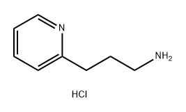 2-Pyridinepropanamine, hydrochloride (1:1) Structure