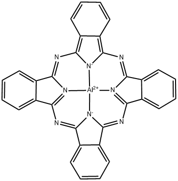 Aluminum phthalocyanine Structure