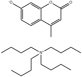 1-Butanaminium, N,N,N-tributyl-, salt with 7-hydroxy-4-methyl-2H-1-benzopyran-2-one (1:1) Structure