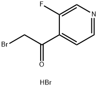 Ethanone, 2-bromo-1-(3-fluoro-4-pyridinyl)-, hydrobromide (1:1) Structure