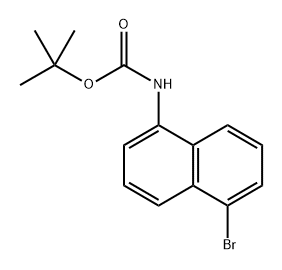tert-butyl (5-bromonaphthalen-1-yl)carbamate Structure