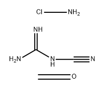 氰基胍、氯化胺与甲醛反应产物, 84777-03-7, 结构式