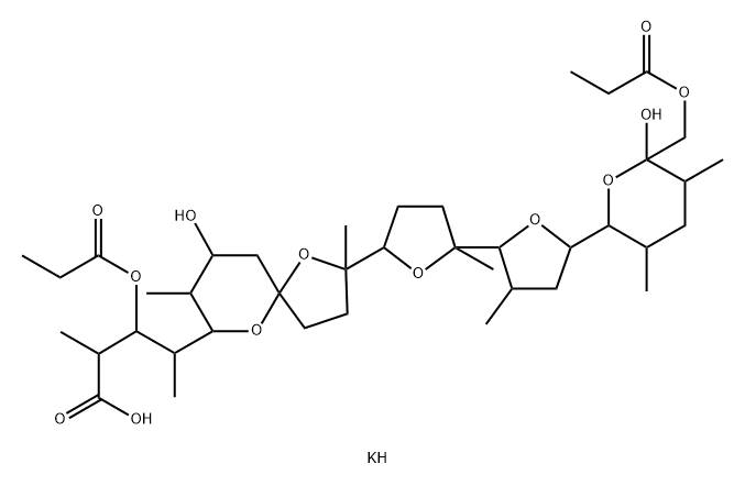 LaidloMycin propionate potassiuM 结构式
