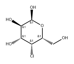 4-Chloro-4-deoxy-α-D-galactopyranose, 848642-13-7, 结构式