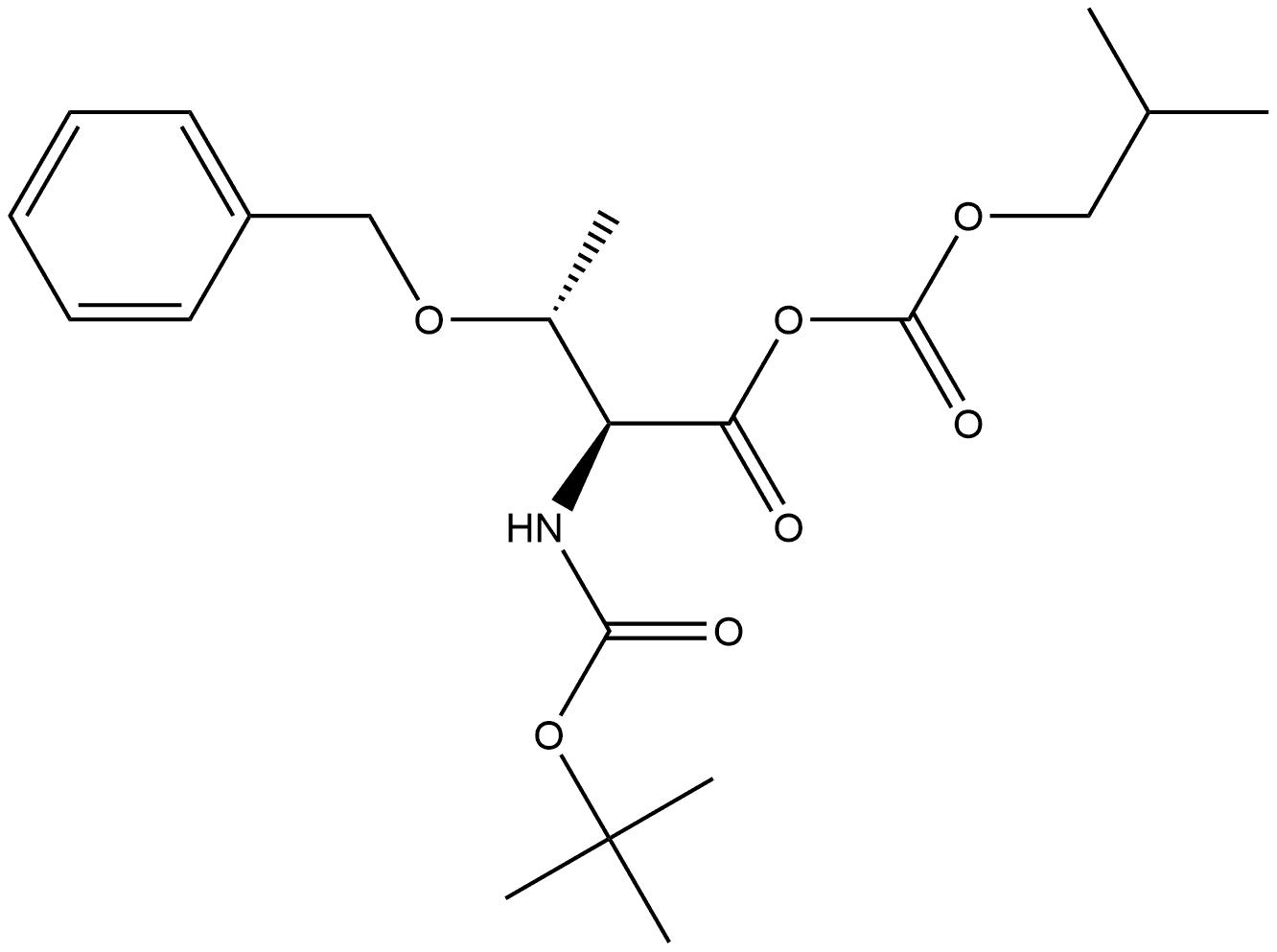 L-Threonine, N-[(1,1-dimethylethoxy)carbonyl]-O-(phenylmethyl)-, anhydride with 2-methylpropyl hydrogen carbonate (9CI)