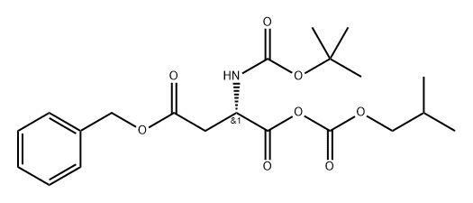 L-Aspartic acid, N-[(1,1-dimethylethoxy)carbonyl]-, 1-anhydride with 2-methylpropyl hydrogen carbonate, 4-(phenylmethyl) ester