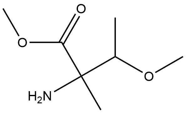 D-Isovaline, 3-methoxy-, methyl ester, erythro- (9CI) 结构式