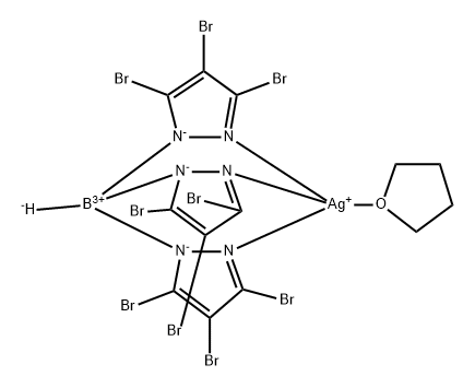 850339-55-8 Silver, [hydrotris(3,4,5-tribromo-1H-pyrazolato-κN1)borato(1-)-κN2,κN2',κN2''](tetrahydrofuran)-, (T-4)- (9CI)