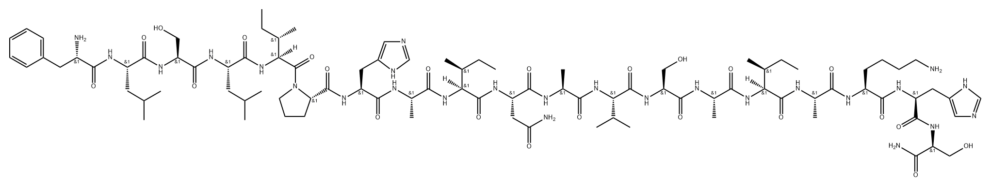 Phylloseptin-O2 Struktur