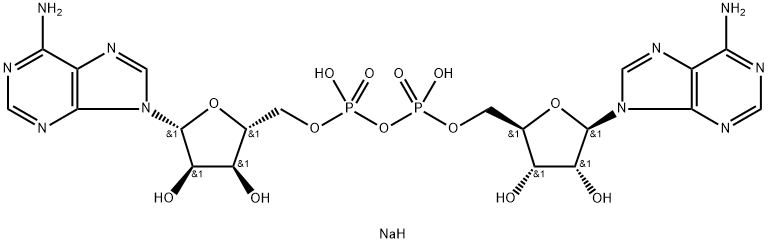 P1,P2-di(adenosine-5')pyrophosphate sodium salt Structure