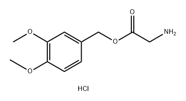 Glycine, (3,4-dimethoxyphenyl)methyl ester, hydrochloride (9CI) Struktur