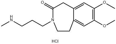 伊伐布雷定杂质1盐酸盐, 85175-52-6, 结构式