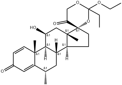 Methylprednisolone Ethylothopropionate Structure