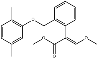(E)-2-(2-((2,5-dimethyl phenoxy)methyl phenyl))-3-methoxy acrylic acid methyl ester Struktur