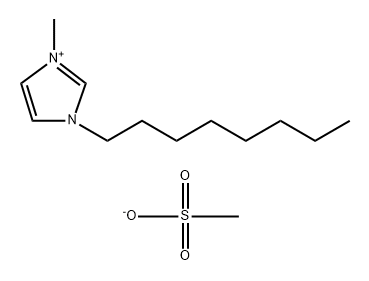 1-辛基-3-甲基咪唑甲磺酸盐, 852509-36-5, 结构式