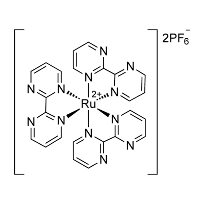 Ru(bpm)3(PF6)2 Struktur