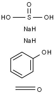 亚硫酸单钠盐、甲醛、酚的反应产物钠盐,85338-44-9,结构式