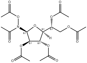 Acetamide, N-(acetyloxy)-N-2,3,5,6-tetra-O-acetyl-.alpha.-D-galactofuranosyl- 结构式