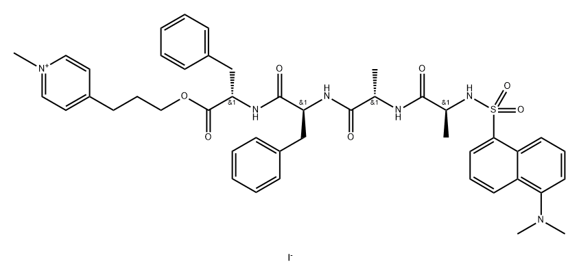 85353-23-7 dansyl-alanyl-alanyl-phenylalanyl-phenylalanine-3-(4-(N-methyl)pyridyl)-1-propionate