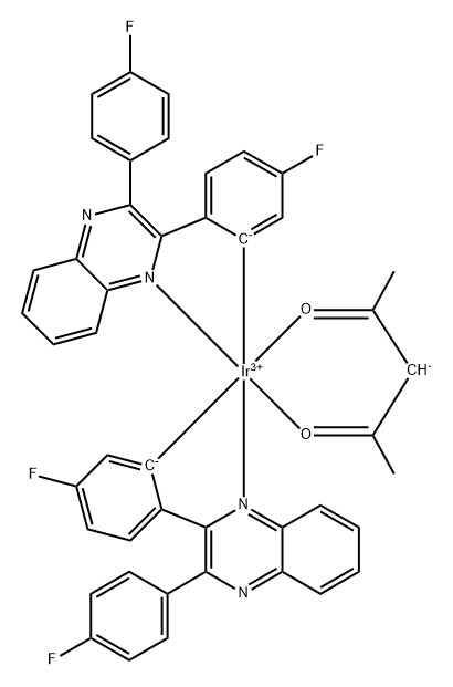 Ir(dpqf)2(acac)|乙酰丙酮酸二(4,4'-二氟-2,3-二苯基喹喔啉)合铱