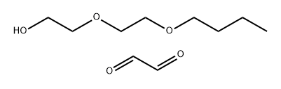 Ethanedial, reaction products with 2-(2-butoxyethoxy)ethanol Structure