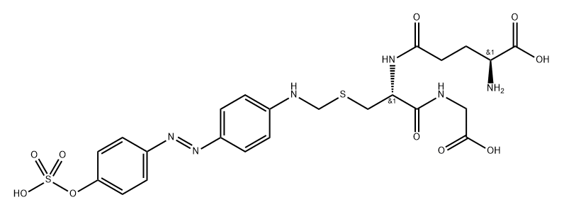 4'-sulfonyloxy-N-(glutathion-S-methylene)-4-aminoazobenzene Structure