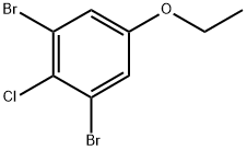 1,3-dibromo-2-chloro-5-ethoxybenzene Struktur