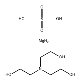 C8-18-烷醇硫酸单酯镁盐与三乙醇胺的化合物 结构式
