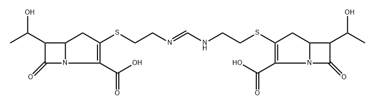 亚胺培南杂质4, 85604-01-9, 结构式