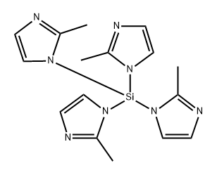 1,1',1'',1'''-silanetetrayltetrakis[2-methyl1H-Imidazole Structure
