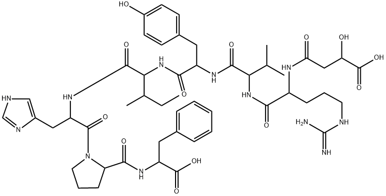 angiotensin II, 1-malyl- 结构式