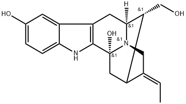 3-Hydroxysarpagine Struktur