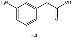 2-(3-氨基苯基)乙酸盐酸盐, 857554-56-4, 结构式
