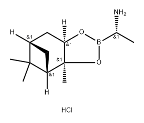 (S)-BoroAla-(-)-Pinanediol-HCl, 858354-78-6, 结构式